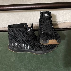 NoBull high top mesh trainers